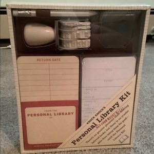 Personal library labeling kit